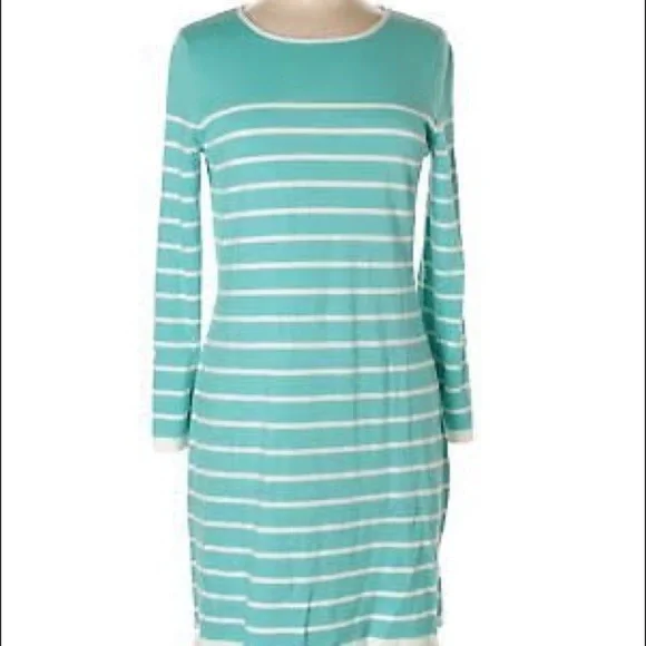 Sail by Sable striped blue long sleeves mini dress size‎ XS tuckernuck preppy - Picture 2 of 6